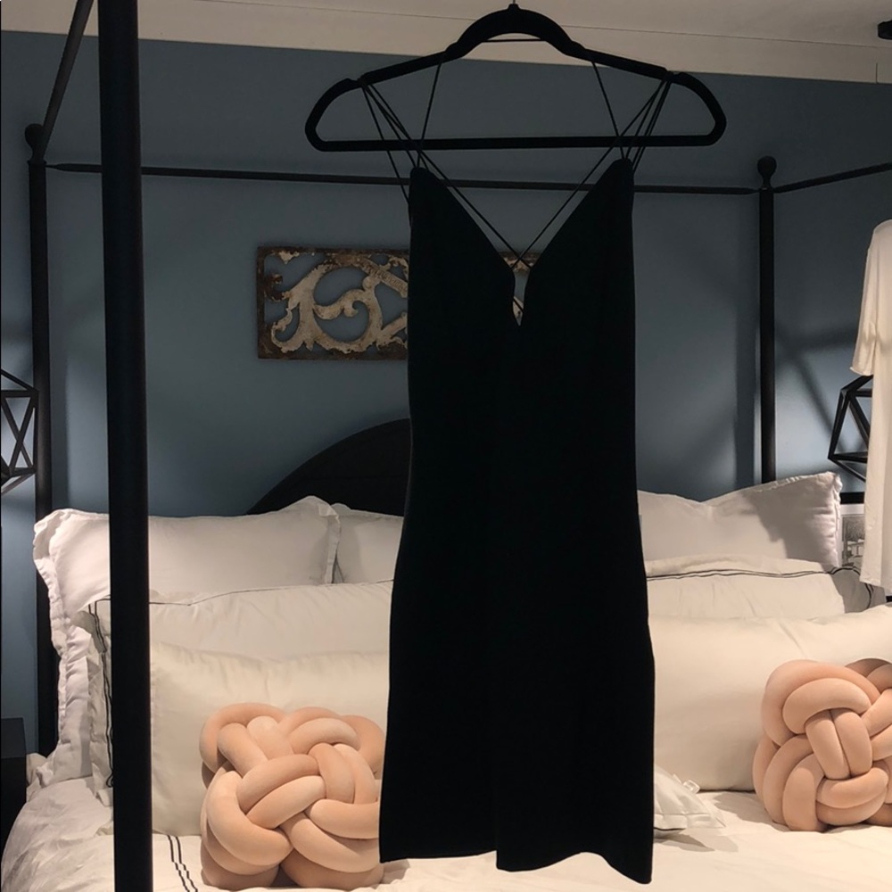 Black short dress